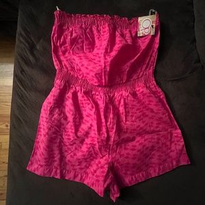 Fuchsia Pink  OP.Com Romper